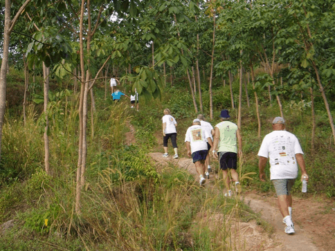 up-hill Langkawi Beach Hash House Harriers