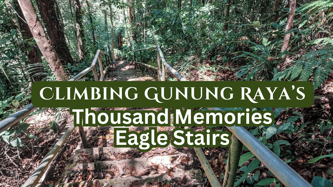 Climbing Gunung Raya's Eagle Stairs 2024 - The Island Drum